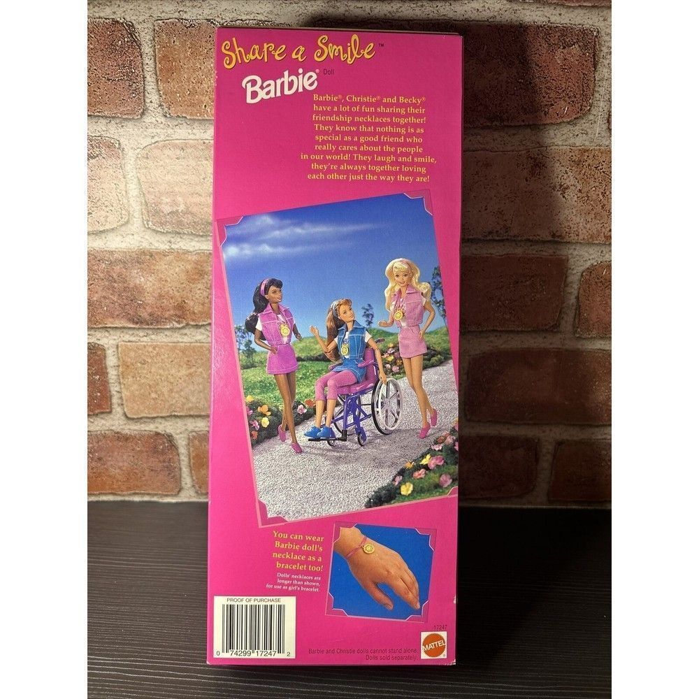Share A Smile Barbie Doll Special Edition #17247 New Unopened Box 1996 Mattel - Picture 4 of 6